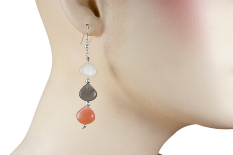 SKU 9748 unique Moonstone earrings Jewelry