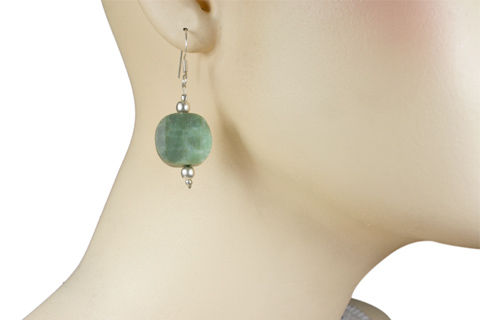 SKU 9751 unique Chrysoprase earrings Jewelry