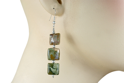 SKU 9764 unique Jasper earrings Jewelry