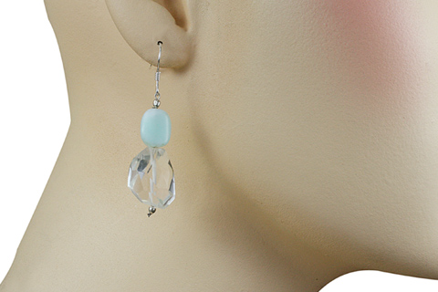 SKU 9780 unique Crystal earrings Jewelry