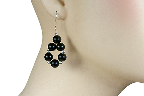 SKU 9785 unique Onyx earrings Jewelry