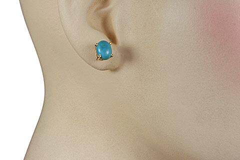 SKU 9923 unique Turquoise earrings Jewelry