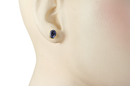 SKU 9958 unique Iolite earrings Jewelry