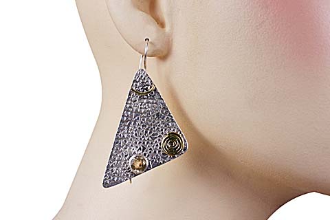 SKU 9983 unique Citrine earrings Jewelry