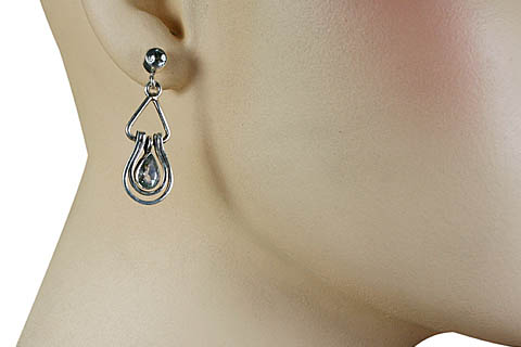 SKU 9988 unique Aquamarine earrings Jewelry