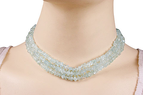 SKU 10001 unique Aquamarine necklaces Jewelry