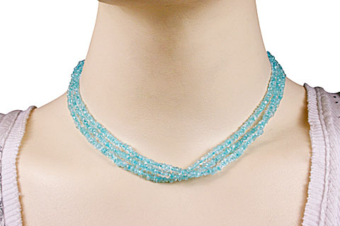 SKU 10002 unique Aquamarine necklaces Jewelry