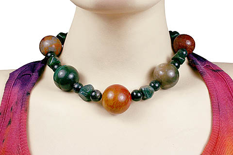 SKU 10543 unique Bloodstone necklaces Jewelry