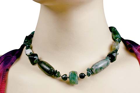 SKU 10557 unique Bloodstone necklaces Jewelry