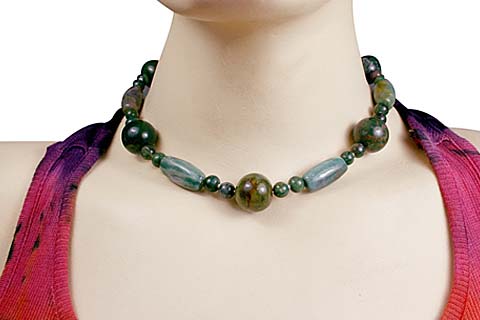 SKU 10577 unique Bloodstone necklaces Jewelry