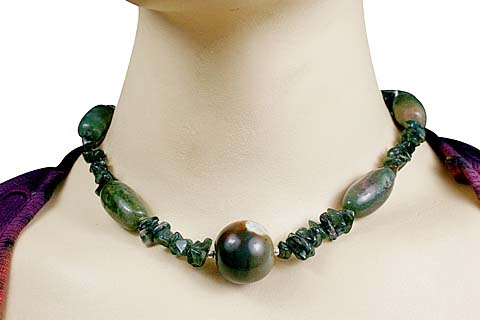 SKU 10578 unique Bloodstone necklaces Jewelry