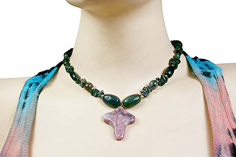 SKU 10645 unique Bloodstone necklaces Jewelry