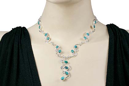 SKU 10745 unique Turquoise necklaces Jewelry
