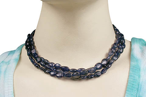 SKU 10910 unique Iolite necklaces Jewelry