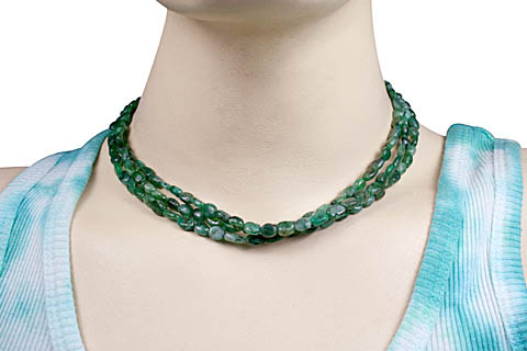 SKU 10915 unique Emerald necklaces Jewelry