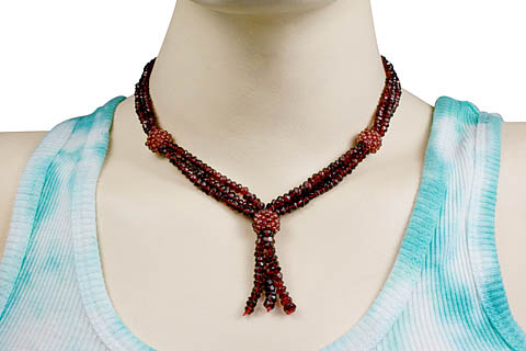 SKU 10947 unique Garnet necklaces Jewelry