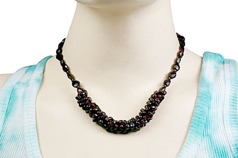 SKU 10954 unique Garnet necklaces Jewelry