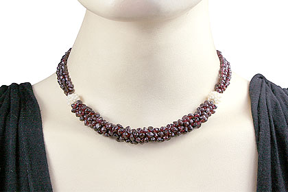 SKU 10955 unique Garnet necklaces Jewelry