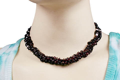 SKU 10956 unique Garnet necklaces Jewelry