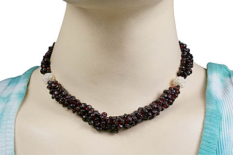 SKU 10957 unique Garnet necklaces Jewelry