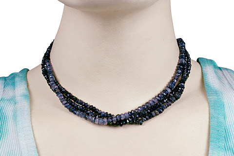 SKU 10968 unique Iolite necklaces Jewelry