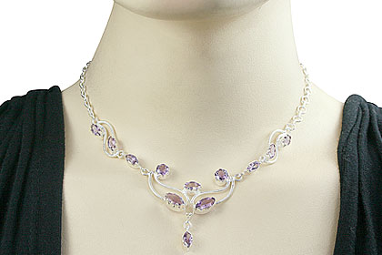SKU 11134 unique Amethyst necklaces Jewelry