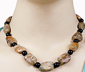 SKU 11162 unique Jasper necklaces Jewelry