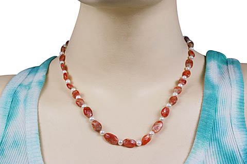 SKU 11180 unique Sunstone necklaces Jewelry