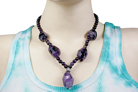 SKU 11181 unique Amethyst necklaces Jewelry