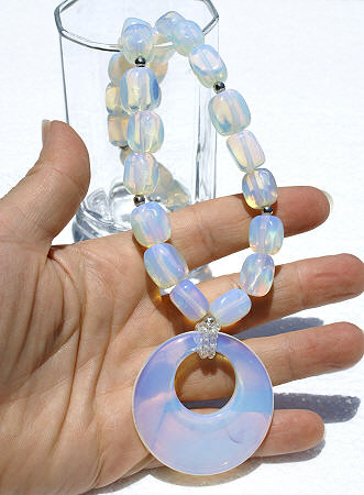 SKU 11254 unique Opalite necklaces Jewelry