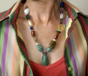 SKU 11354 unique Multi-stone necklaces Jewelry