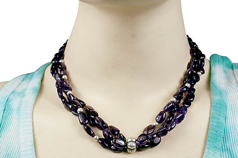 SKU 11749 unique Amethyst necklaces Jewelry