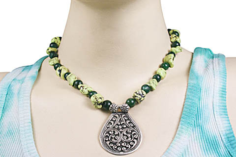 SKU 11755 unique Chrysoprase necklaces Jewelry