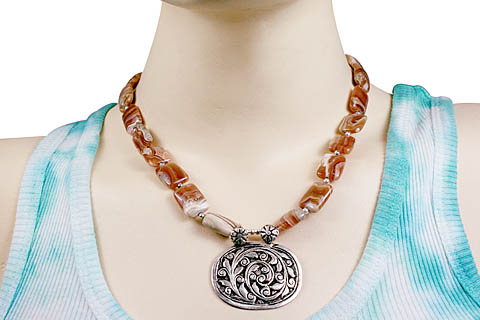 SKU 11757 unique Jasper necklaces Jewelry