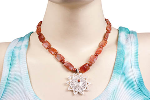 SKU 11759 unique Sunstone necklaces Jewelry