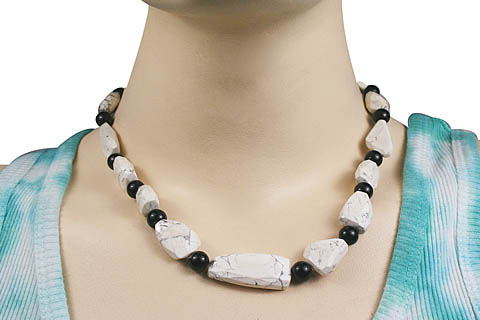 SKU 11780 unique howlite necklaces Jewelry