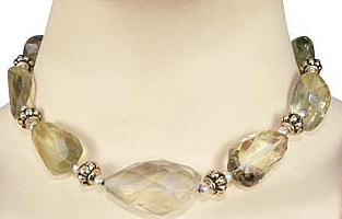 SKU 11832 unique Lemon Quartz necklaces Jewelry