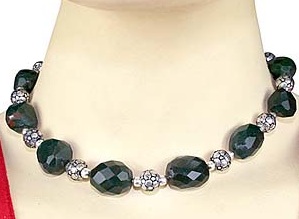 SKU 11833 unique Bloodstone necklaces Jewelry