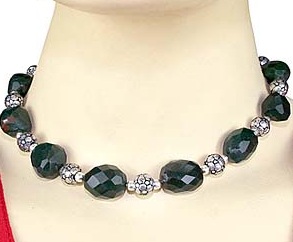 SKU 11840 unique Bloodstone necklaces Jewelry
