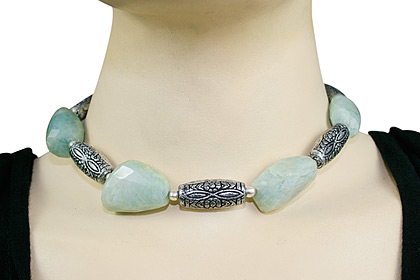 SKU 11927 unique Aquamarine necklaces Jewelry