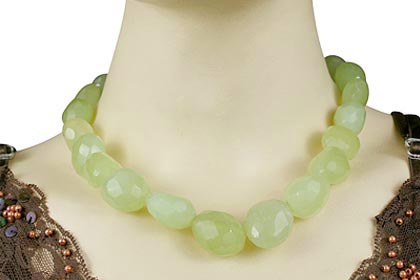 SKU 12114 unique Prehnite necklaces Jewelry