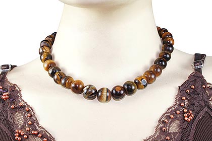 SKU 12190 unique Tiger eye necklaces Jewelry
