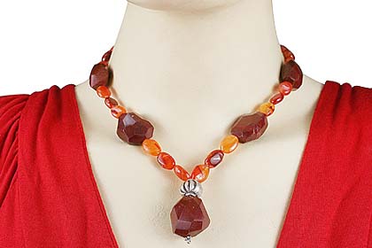 SKU 12351 unique Carnelian necklaces Jewelry