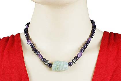 SKU 12359 unique Multi-stone necklaces Jewelry