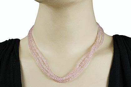 SKU 12495 unique Rose quartz necklaces Jewelry