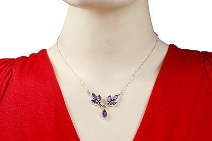 SKU 12517 unique Amethyst necklaces Jewelry