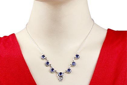 SKU 12521 unique Iolite necklaces Jewelry