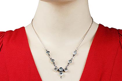 SKU 12529 unique Blue topaz necklaces Jewelry