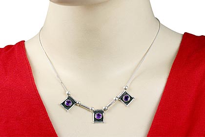 SKU 12533 unique Amethyst necklaces Jewelry