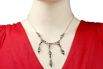 SKU 12594 unique Citrine necklaces Jewelry